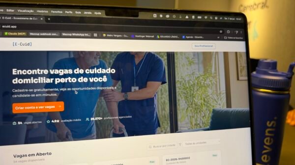 Sistema ECuid App - Vagas para Cuidadores de Idosos é um ecossistema B2B que oferece tecnologia, formação e certificação para empresas.
