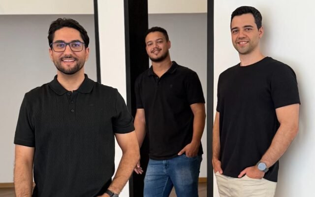 Fundadores ZiveAI: Lucas Anjos, João Pedro e Thalles de Morais.