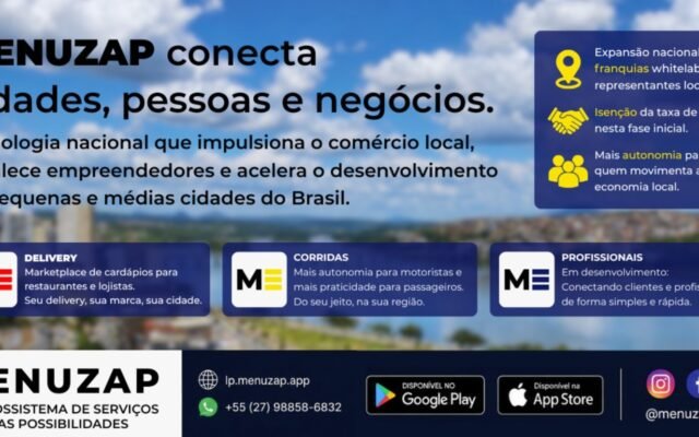 Menuzap quer construir modelo de autonomia e regionalização no ecossistema de tecnologia para delivery e mobilidade urbana.