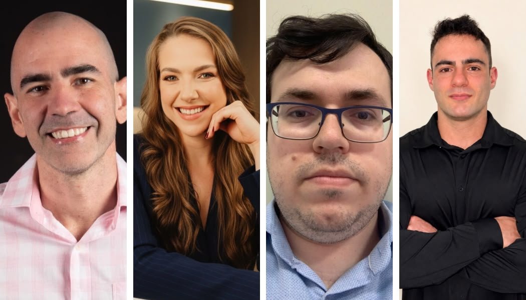 Marco Orsini, Luiza Travalloni, Wladimir Bocca e Guilherme Reinheimer