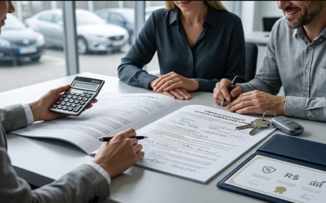 Crédito com garantia de veículo em concessionária