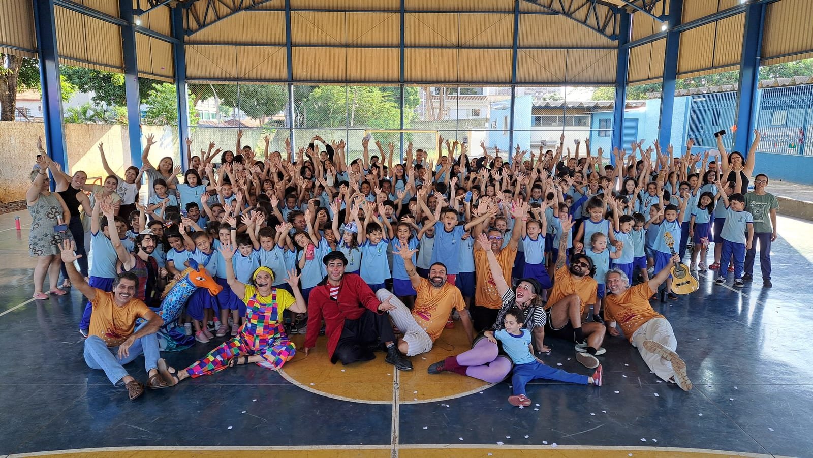 Ao completar 10 anos, o projeto levou oficinas e um espetáculo interativo às unidades de ensino.